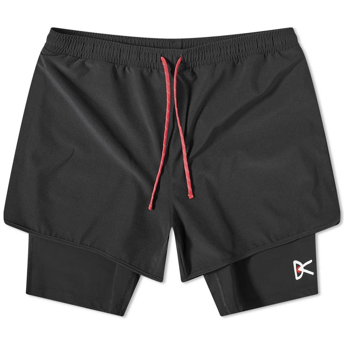 District Vision Layered Pocketed Trail Shorts / Black