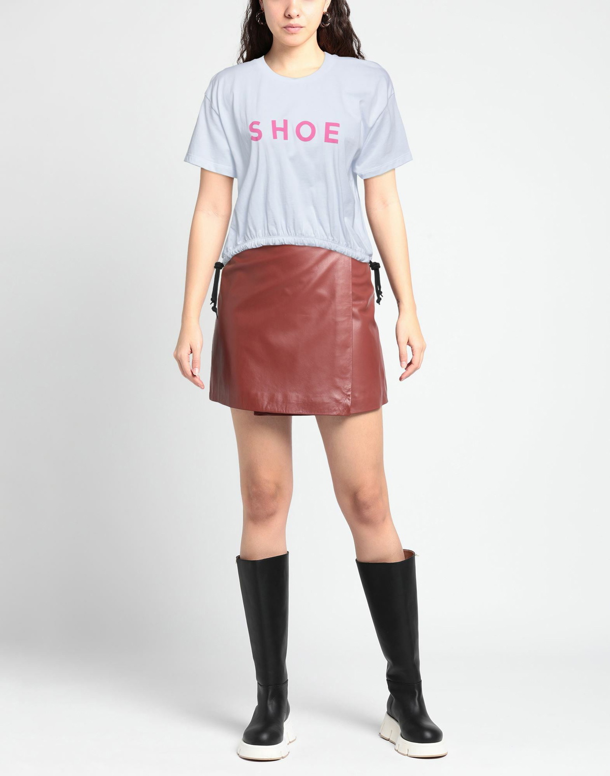 Shoe Womens T-shirt in White