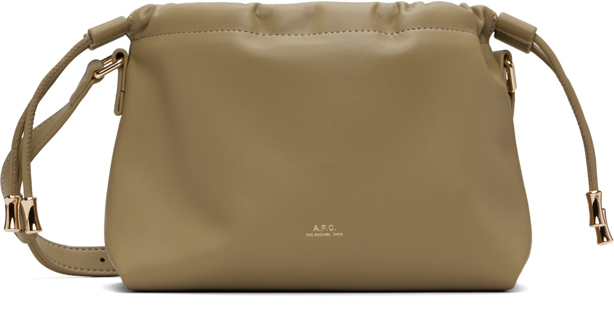 A.P.C. Khaki Ninon Mini Bag