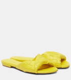 Bottega Veneta Blink Intrecciato leather slides