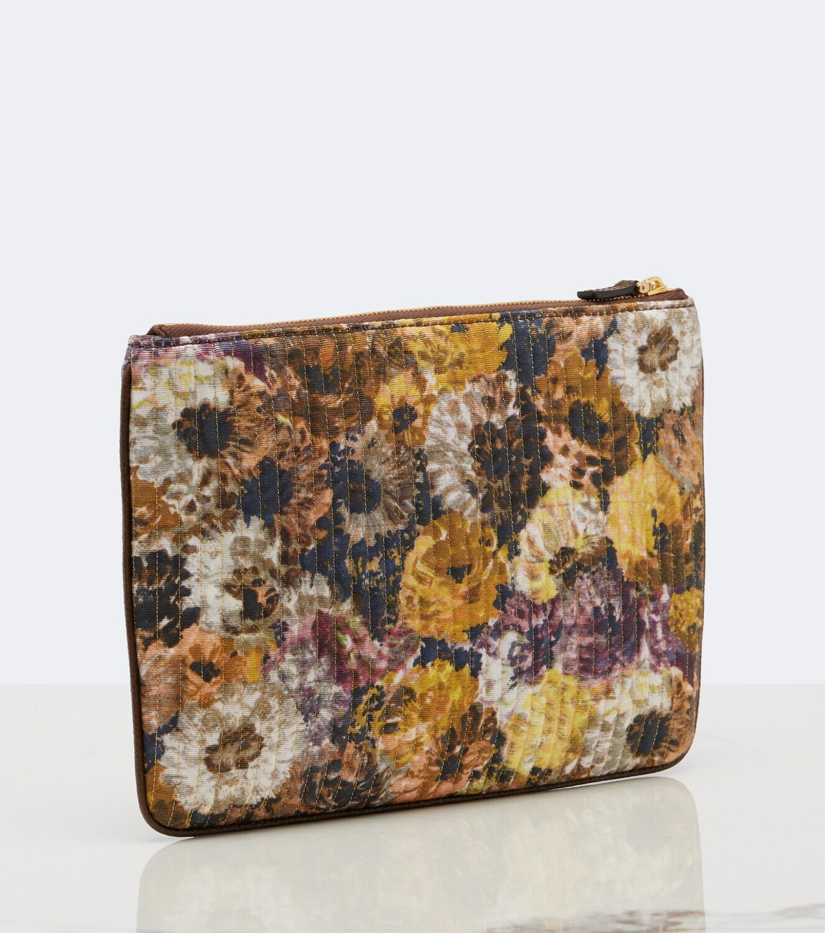 Valentino Garavani VLogo Small floral jacquard pouch