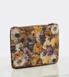 Valentino Garavani VLogo Small floral jacquard pouch