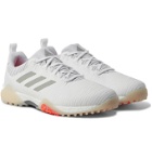ADIDAS GOLF - CodeChaos Faux Leather and Coated-Mesh Golf Shoes - White