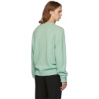 Tibi SSENSE Exclusive Green Alpaca Airy Pullover Sweater