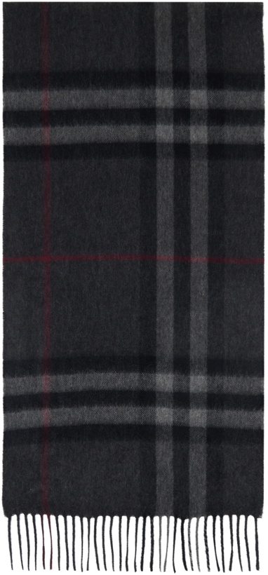 Photo: Burberry Gray 'The Check' Scarf