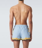 Versace Printed swim trunks