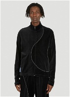 Gloop Velour Sweatshirt in Black