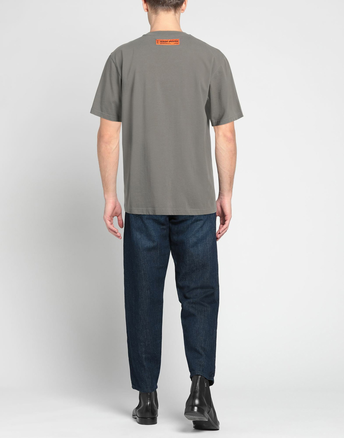 Heron Preston Mens T-shirt in Grey