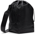 Jil Sander Black Drawstring Shoulder Bag