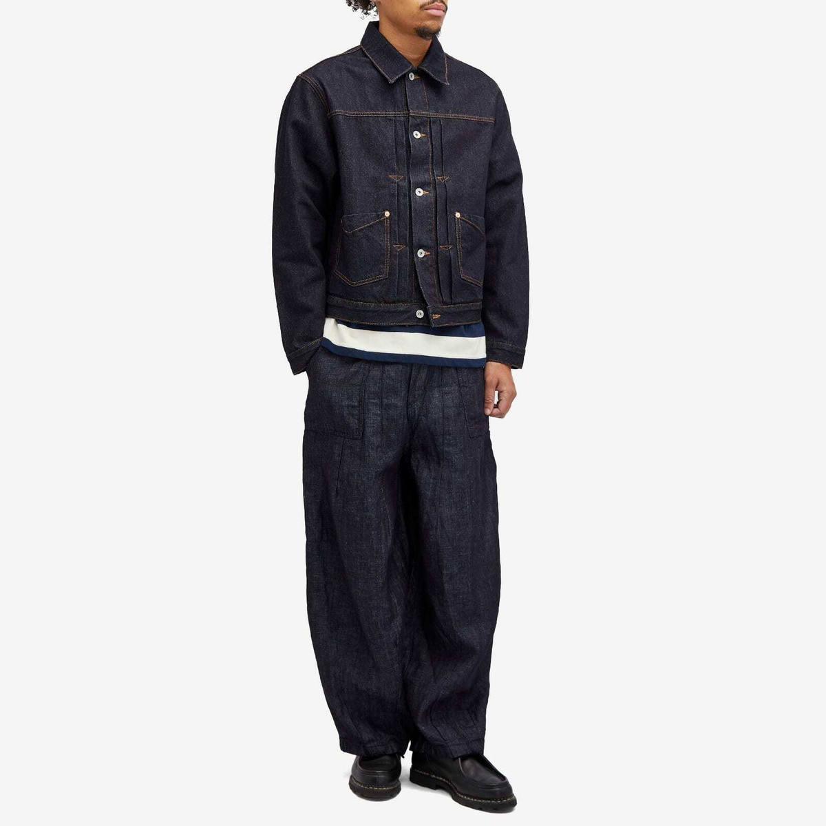 FRIZMWORKS Denim Balloon Pants - Indigo | Garmentory