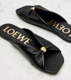Loewe Paula's Ibiza Pebble leather slides