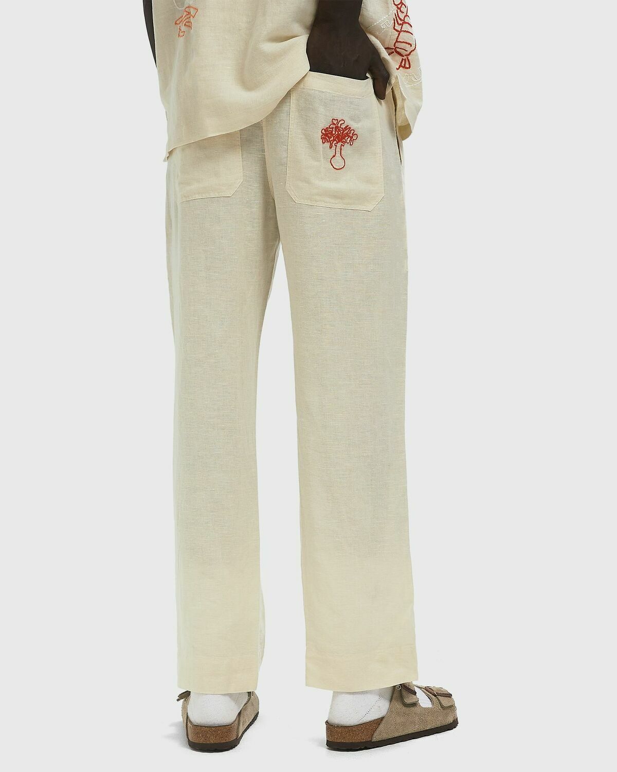 Edmmond Studios LIGHT MARVIN PANTS Beige Mens Casual Pant