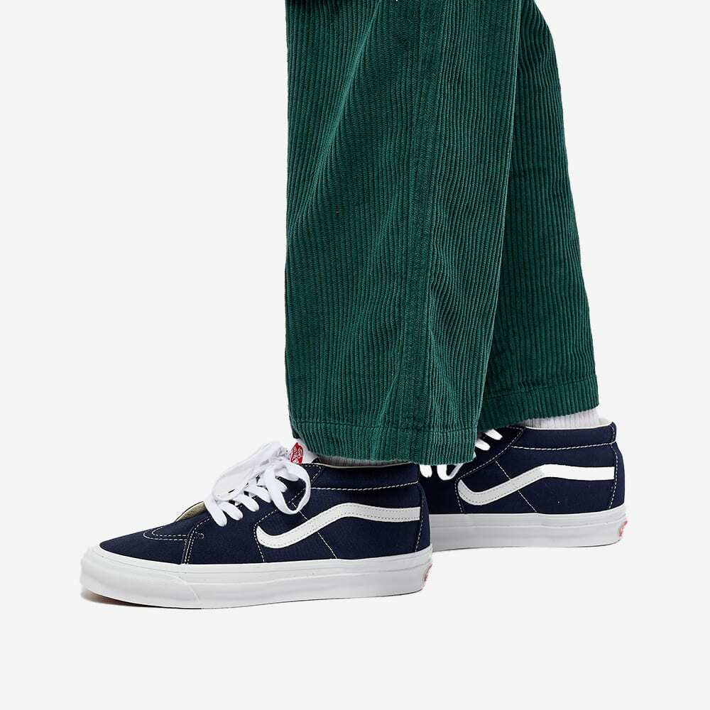 VANS VAULT レディーススニーカー ミッドナイトブルー Vans Vault UA OG Sk8-Hi LX Stressed Navy Blue メンズ
