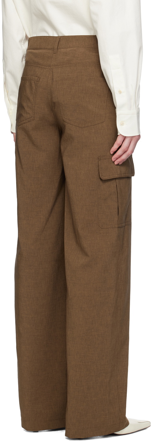 Theory Brown Six-Pocket Cargo Pants