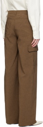 Theory Brown Six-Pocket Cargo Pants