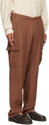 Karu Research Orange Double Weave Cargo Pants