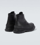 Alexander McQueen Tread Slick leather ankle boots