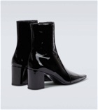 Saint Laurent Rainer 75 patent leather ankle boots