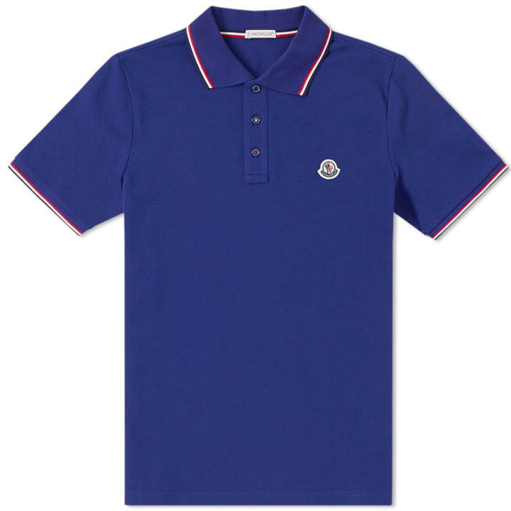 Photo: Moncler Classic Contrast Tipped Polo