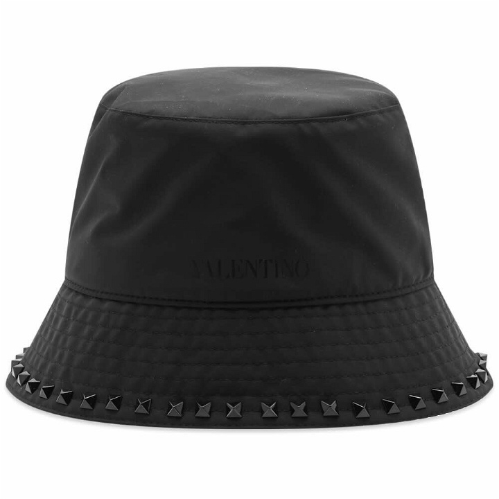 Photo: Valentino Men's Rock Stud Bucket Hat in Black