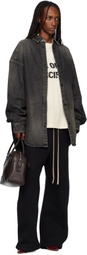 Fear of God Black Wide Leg Sweatpants
