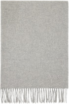 A.P.C. Gray Alix Brodée Scarf