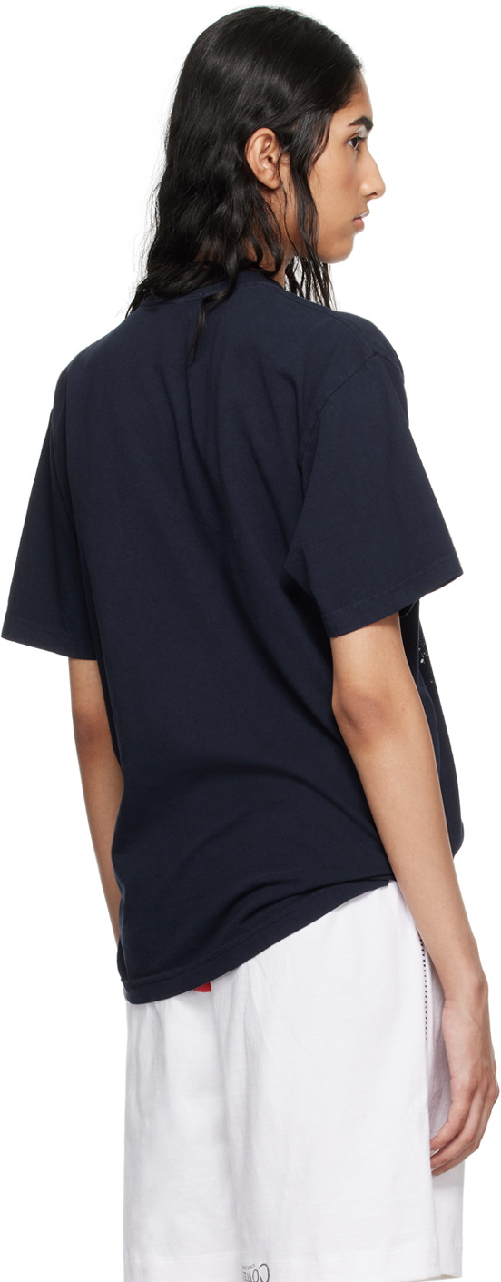 Online Ceramics Navy 'God Wins' T-Shirt