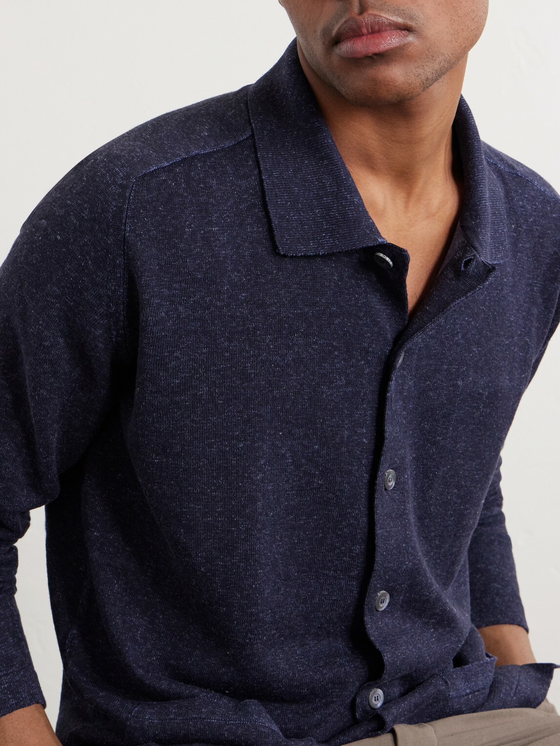 PIACENZA 1733 - Silk and Linen-Blend Chore Overshirt - Blue