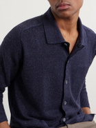 PIACENZA 1733 - Silk and Linen-Blend Chore Overshirt - Blue
