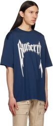 Burberry Navy Printed T-Shirt