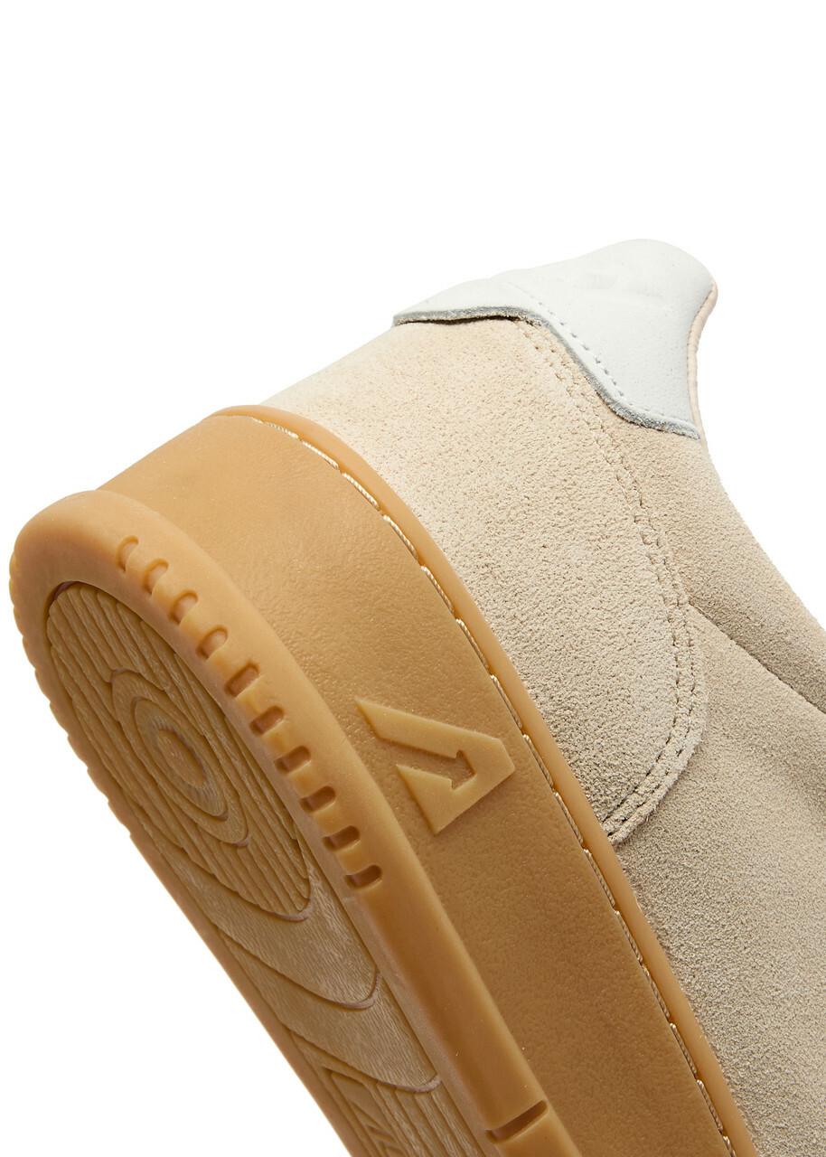 Autry Beige Autry Medalist Panelled Suede Sneakers Beige Autry
