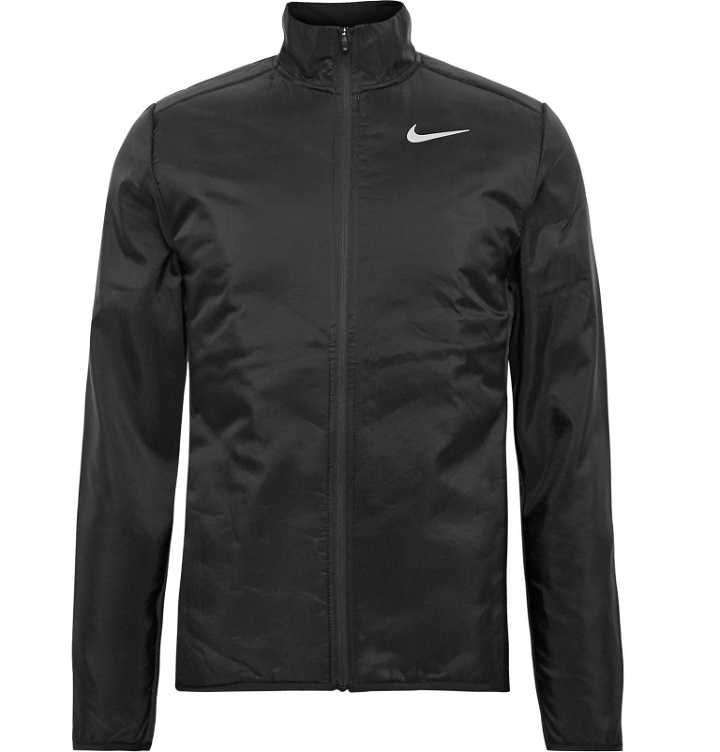 Photo: Nike Running - AeroLayer Nylon-Ripstop Padded Jacket - Black