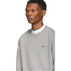 Off-White Grey and Black Logo Slim Sweatshirt