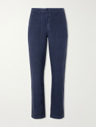 3sixteen - Straight-Leg Linen Trousers - Blue