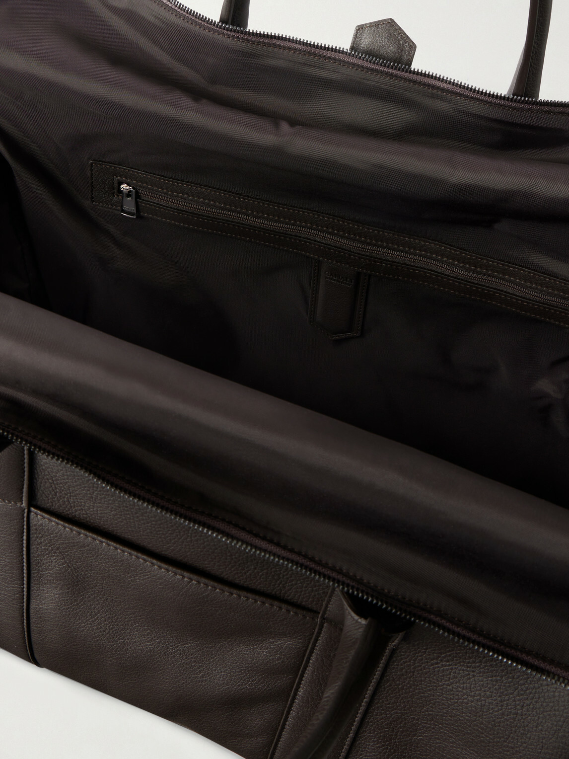 Canali - Full-Grain Leather Tote Bag
