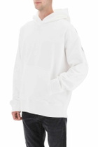 DIESEL logo embroidered hoodie White