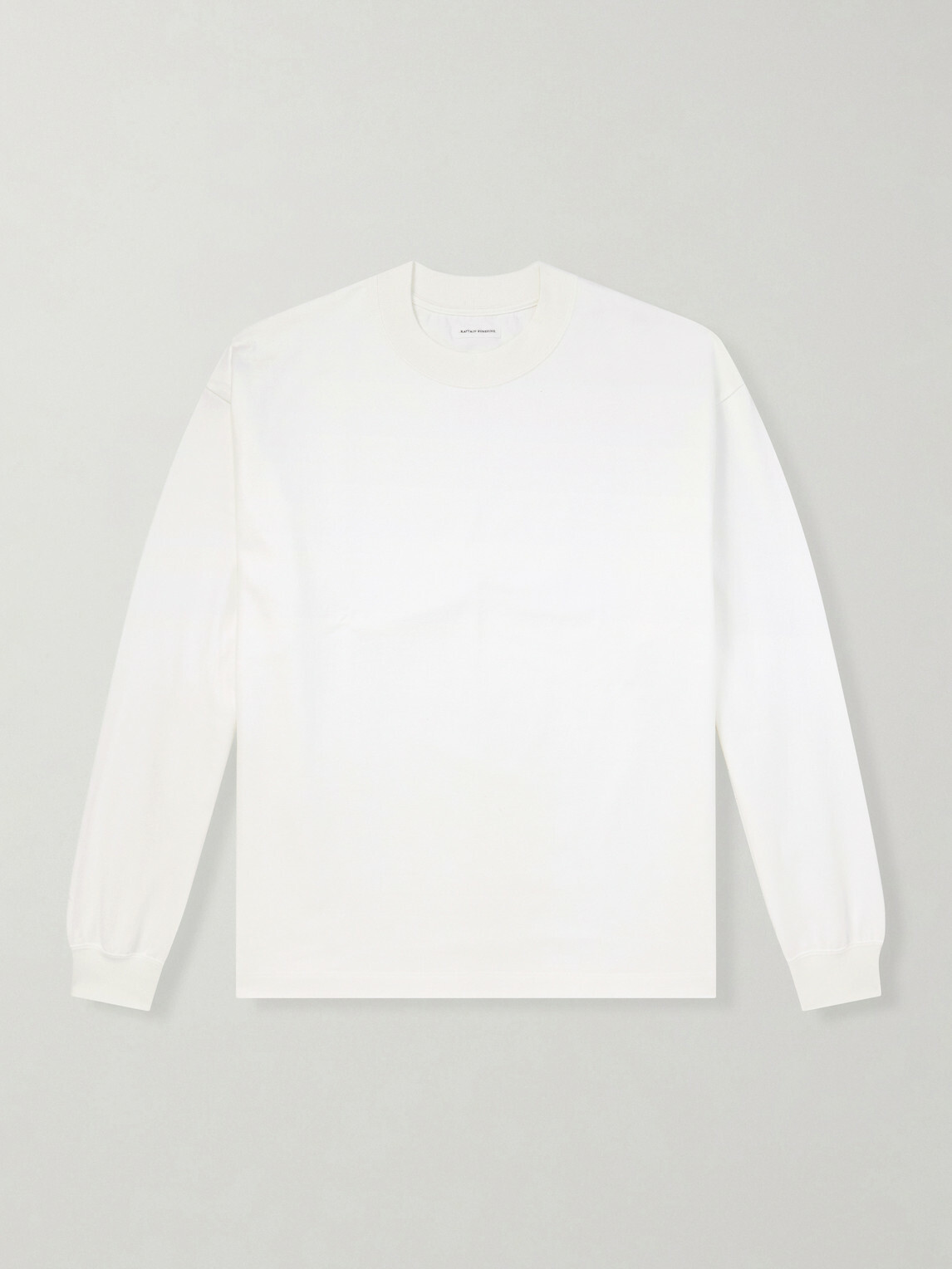 Kaptain Sunshine - Suvin Cotton-Jersey T-Shirt - Neutrals