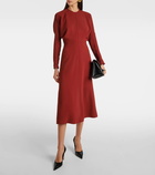 Victoria Beckham Dolman cady midi dress