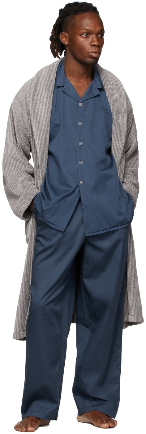 Cleverly Laundry Grey Terry Robe Cleverly Laundry