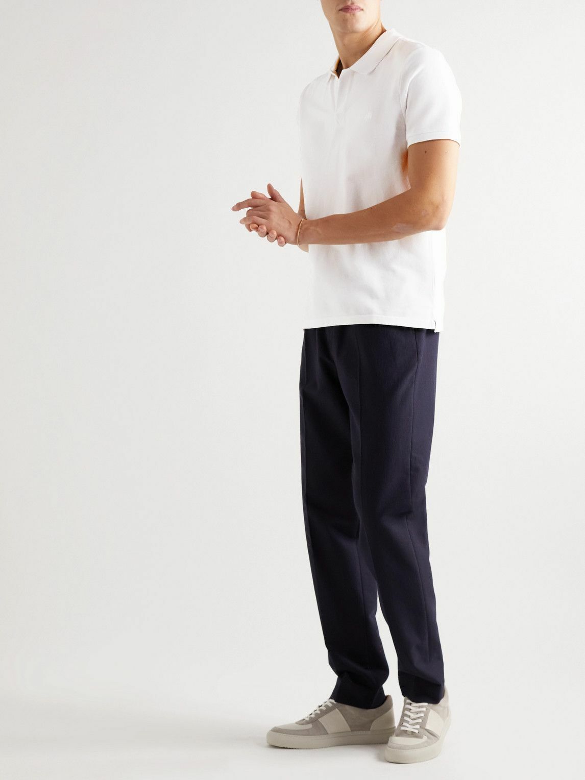 VILEBREQUIN Men Cotton Pique Polo Shirt Solid