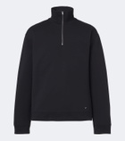 Valentino Cotton-blend jersey sweatshirt