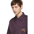 Prada Purple Stripe Shirt