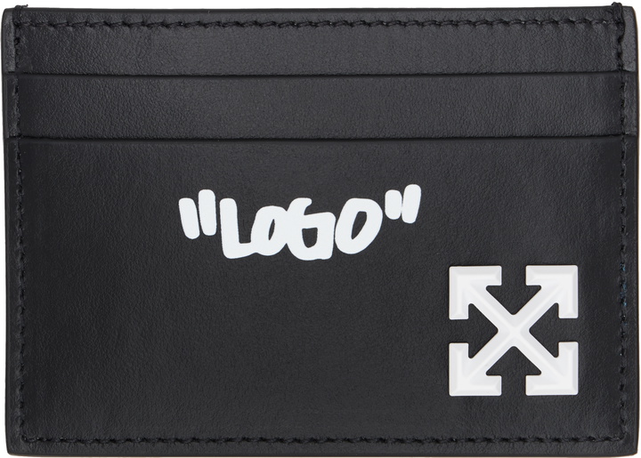 Photo: Off-White Black Jitney Quote Card Holder