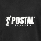 POSTAL Men's Records T-Shirt in Black