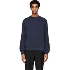 Moncler Blue Embroidered Logo Sweater