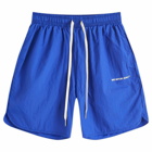 MKI Men's Crinkle Nylon Track Shorts in Royal Blue