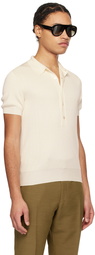 TOM FORD Off-White Ribbed Polo