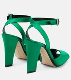 Victoria Beckham - Eliza satin sandals