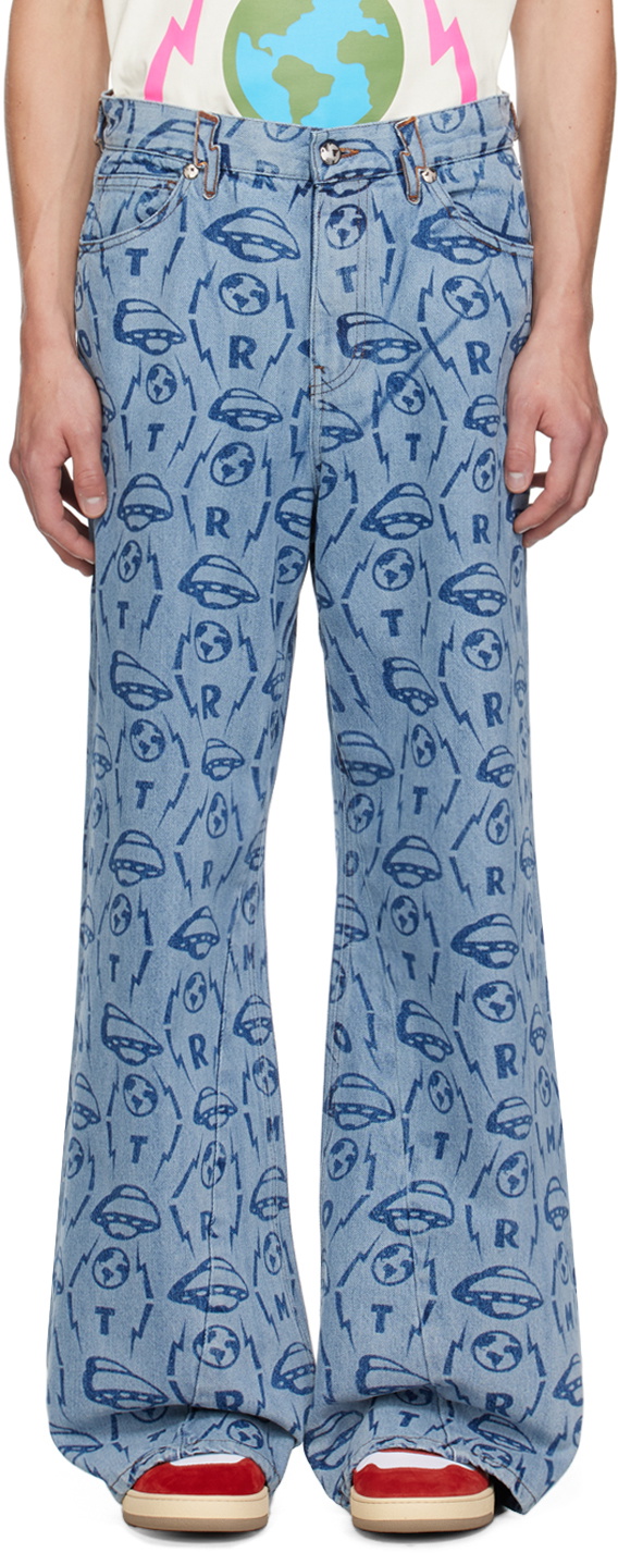 Members of the Rage Blue MOTR Monogram Jeans