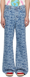 Members of the Rage Blue MOTR Monogram Jeans